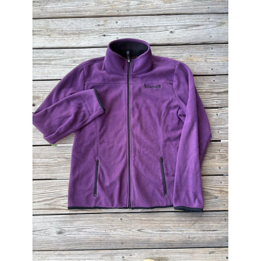 Timberland Purple Full-Zip Fleece Jacket